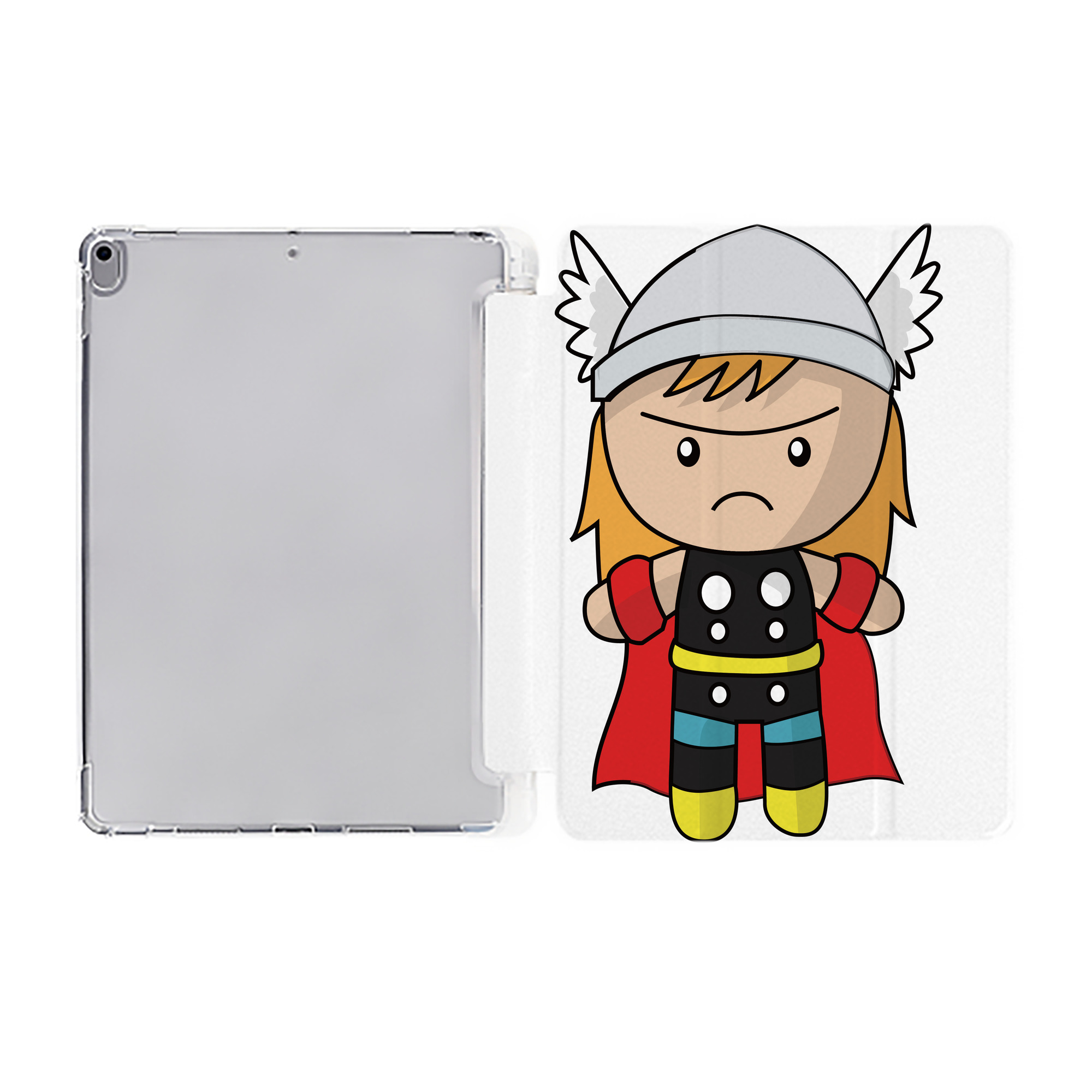 （画像用） アベンジャーズ The Avengers IPad ケース ペン収納付き 三つ折りスタンド PUレザー×シリコン 対応機種9.5/10.5/10.9インチ
